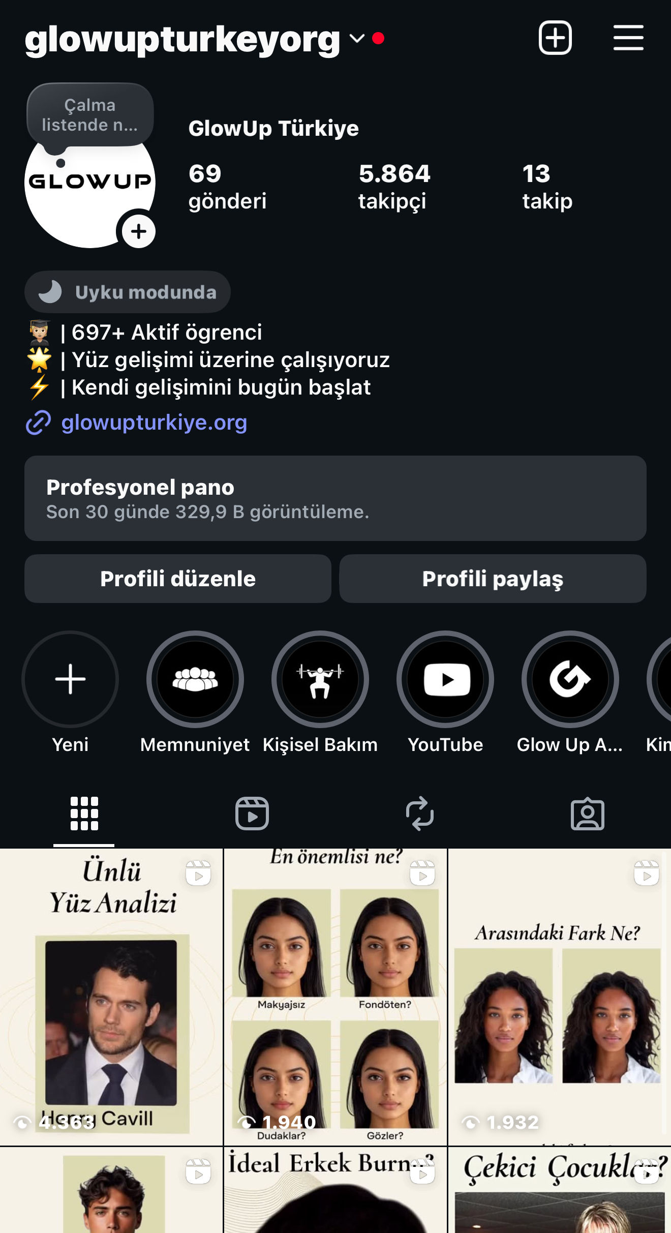 GLOWUP TURKİYE İNSTAGRAM