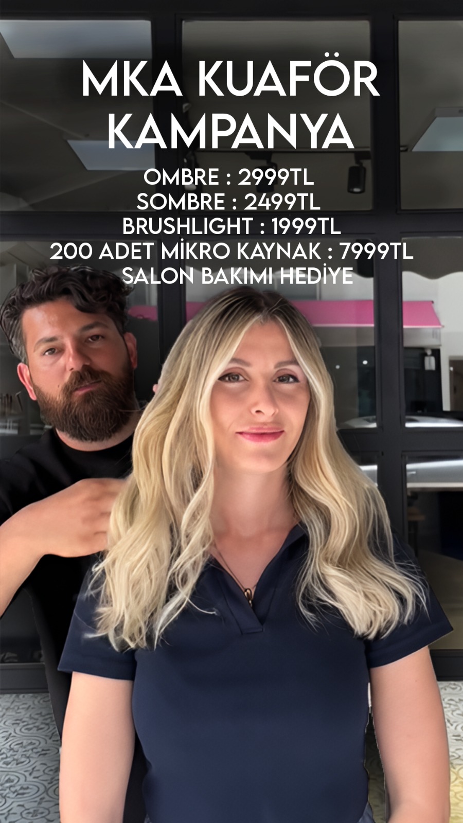 MKA KUAFÖR KAMPANYA TASARIMI